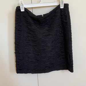 Ruched pencil mini skirt